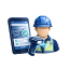 Mobile asset scanning operations icon